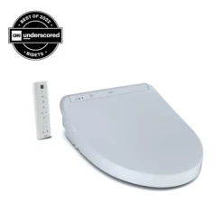 TOTO WASHLET K300 Electronic Bidet Toilet Seat with Instantaneous Water Heating, PREMIST and EWATER+ Wand Cleaning, Elongated, Cotton White, Plastic, SW3036R#01