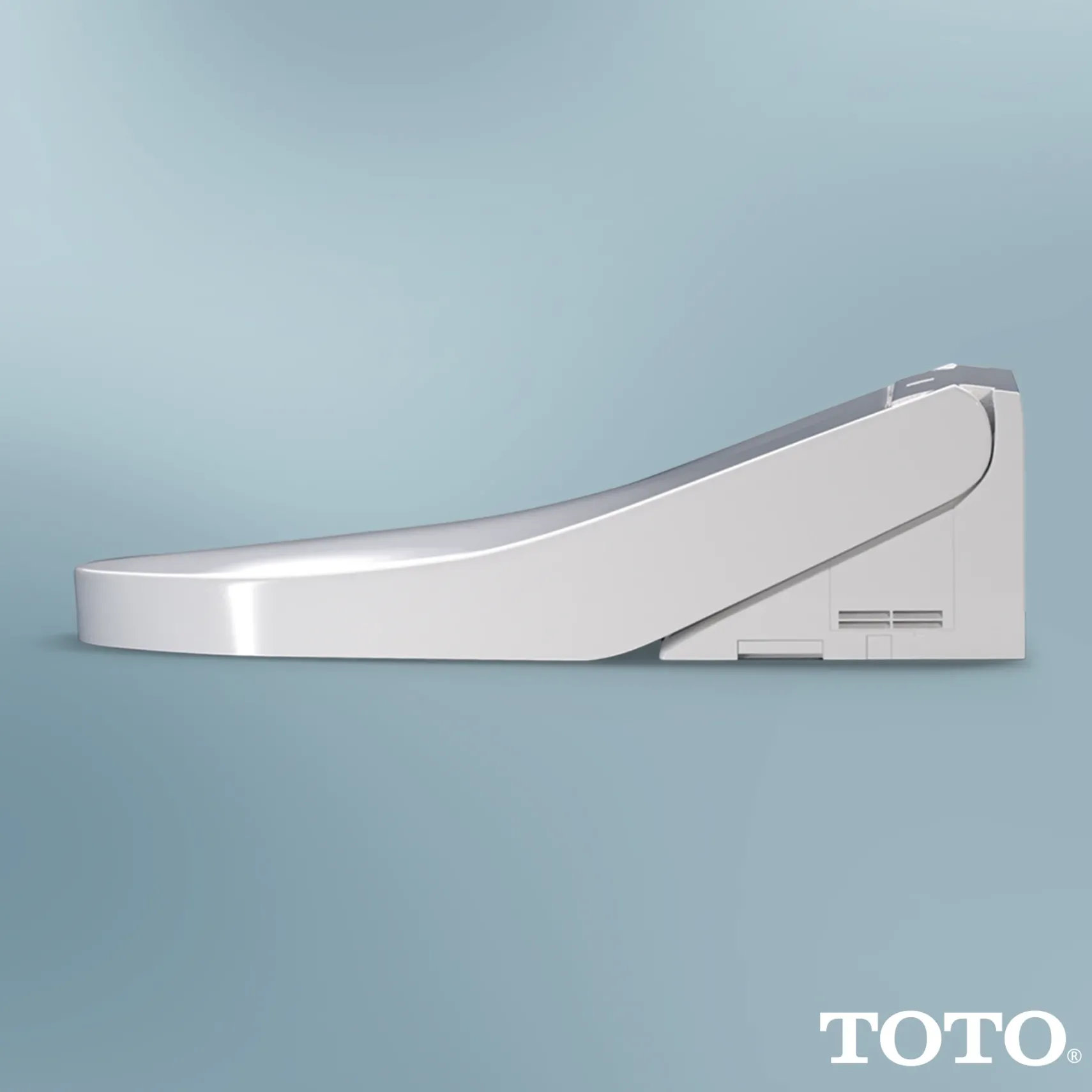 TOTO WASHLET KC2 Electronic Bidet Toilet Seat with Heated Seat and SoftClose Lid, Elongated, Cotton White, Plastic, SW3024#01