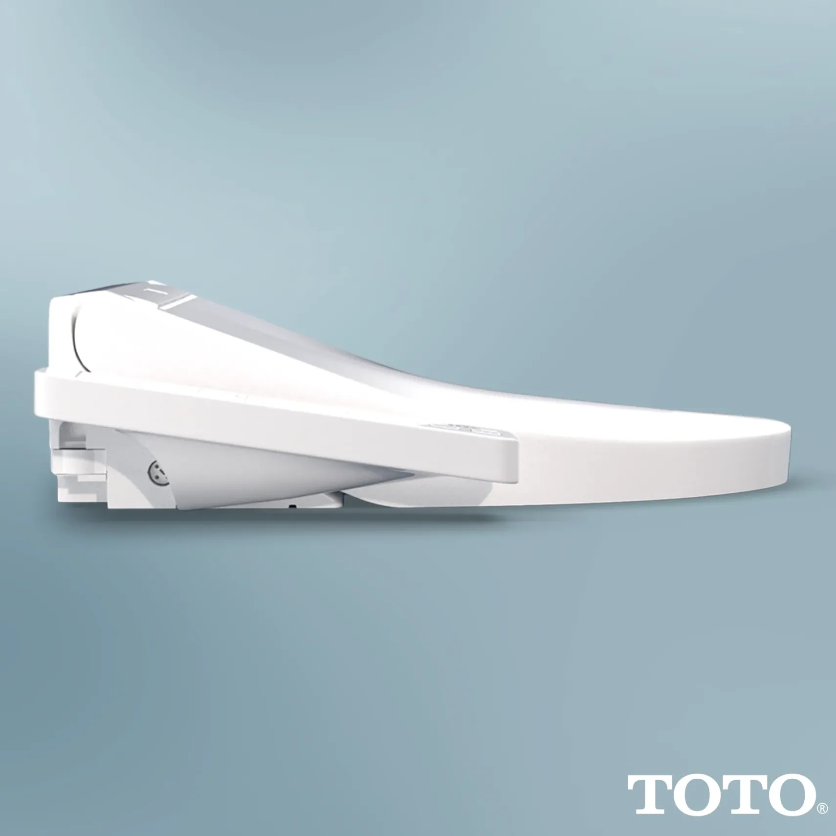 TOTO WASHLET KC2 Electronic Bidet Toilet Seat with Heated Seat and SoftClose Lid, Elongated, Cotton White, Plastic, SW3024#01