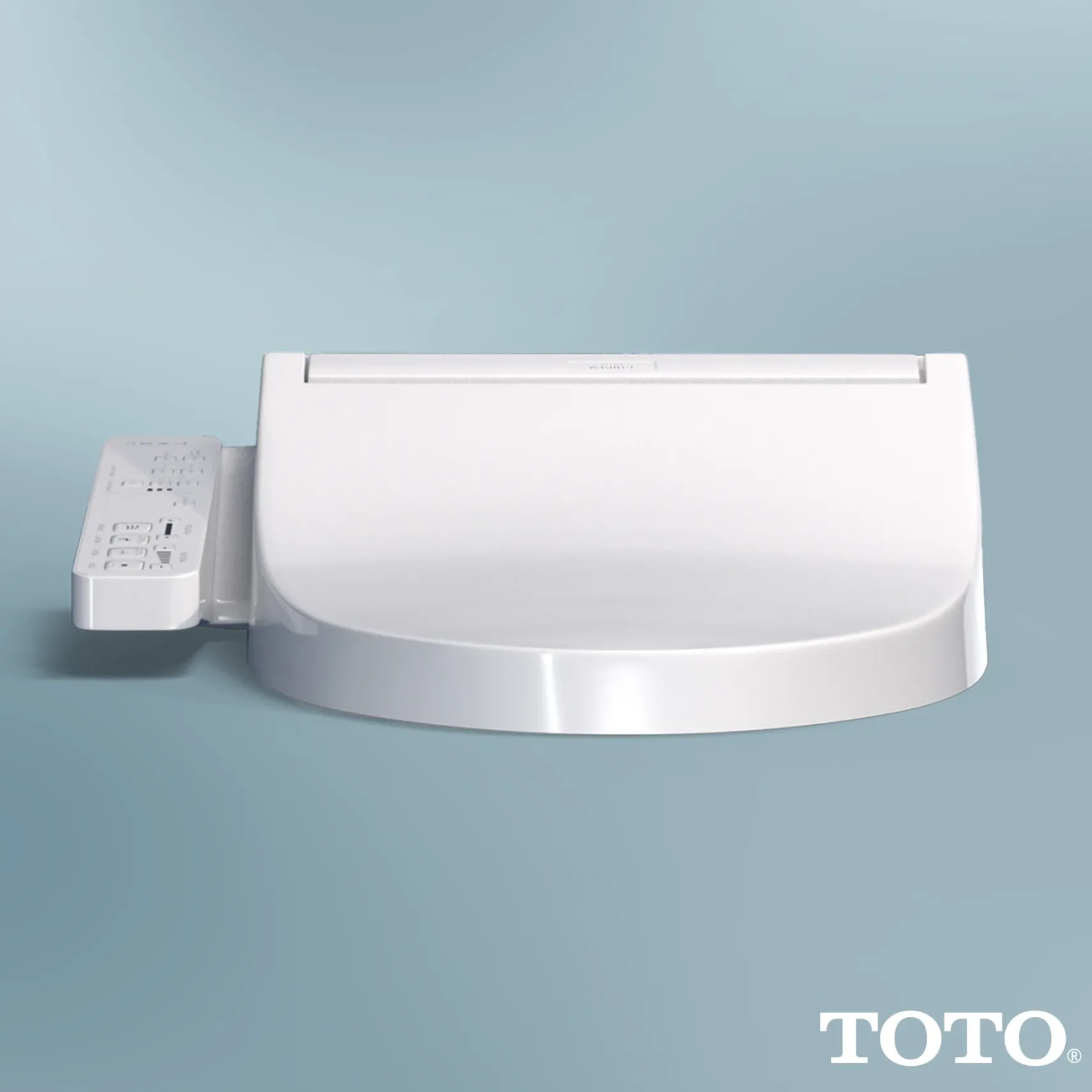 TOTO WASHLET KC2 Electronic Bidet Toilet Seat with Heated Seat and SoftClose Lid, Elongated, Cotton White, Plastic, SW3024#01
