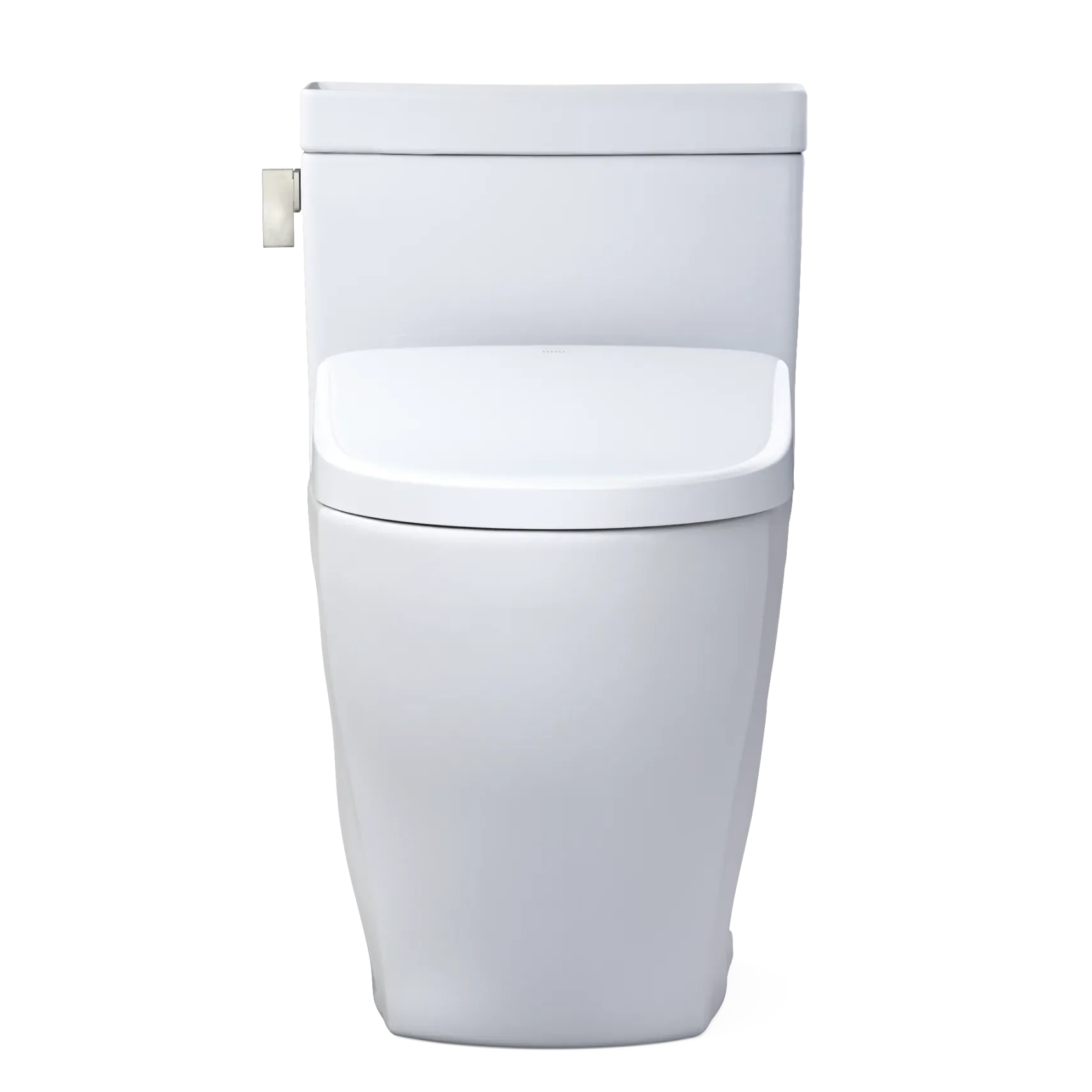 TOTO WASHLET+ Legato One-Piece Elongated 1.28 GPF Toilet with Auto Flush S7 Contemporary Bidet Seat, Cotton White, Vitreous China|Plastic, MW6244726CEFGA#01