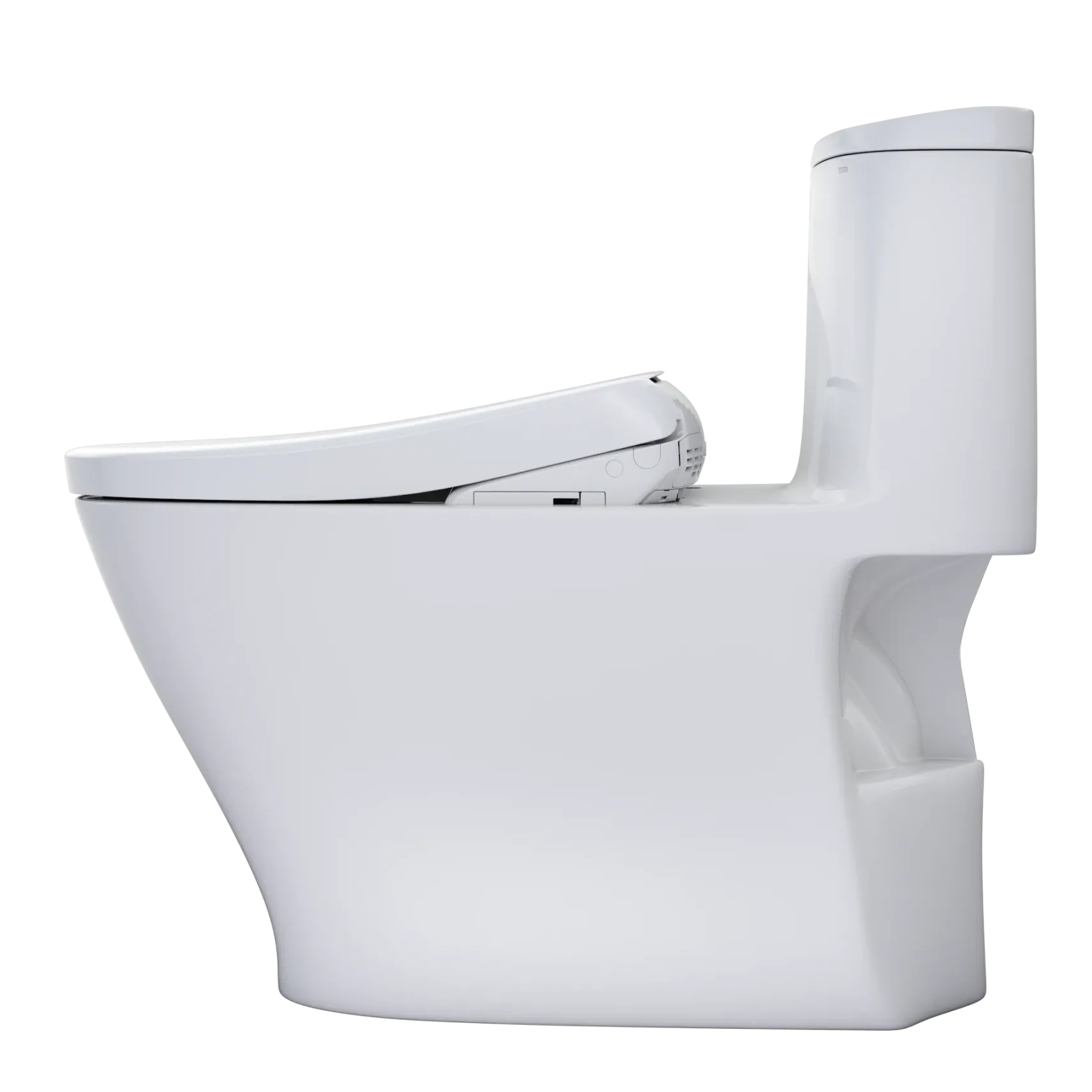 TOTO WASHLET+ Nexus 1G One-Piece Elongated 1.0 GPF Toilet with S7 Contemporary Bidet Seat, Cotton White, Vitreous China|Plastic, MW6424726CUFG#01