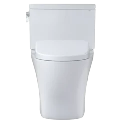 TOTO WASHLET+ Nexus 1G Two-Piece Elongated 1.0 GPF Toilet with Auto Flush S7 Contemporary Bidet Seat, Cotton White, Vitreous China|Plastic, MW4424726CUFGA#01