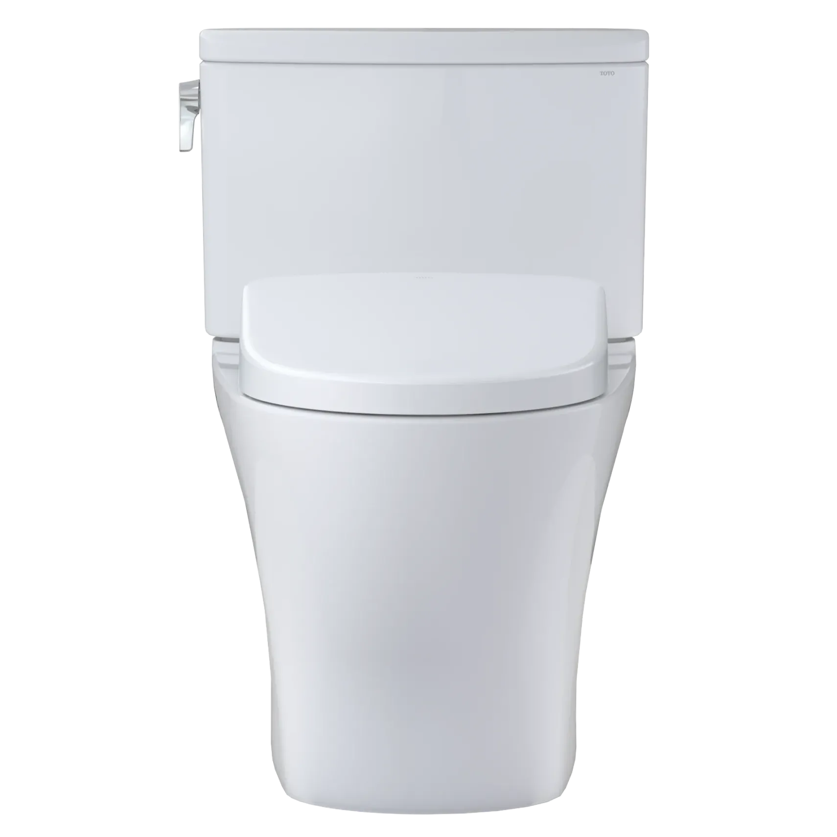 TOTO WASHLET+ Nexus Two-Piece Elongated 1.28 GPF Toilet with Auto Flush S7 Contemporary Bidet Seat, Cotton White, Vitreous China|Plastic, MW4424726CEFGA#01