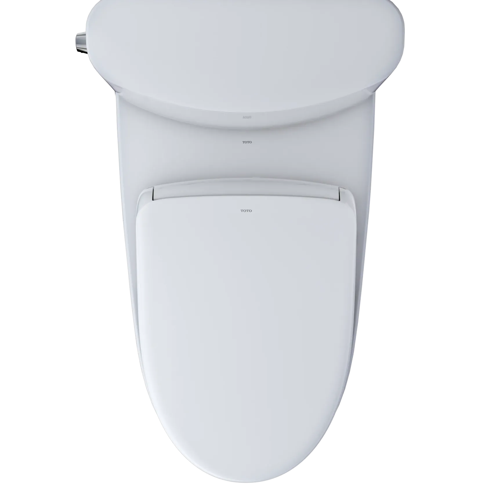 TOTO WASHLET+ Nexus Two-Piece Elongated 1.28 GPF Toilet with Auto Flush S7A Contemporary Bidet Seat, Cotton White, Vitreous China|Plastic, MW4424736CEFGA#01