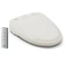 TOTO WASHLET S350e Electronic Bidet Toilet Seat with Auto Open and Close and EWATER+ Cleansing, Round, Sedona Beige, Plastic, SW583#12
