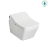 TOTO WASHLET+ SP Wall-Hung Square-Shape Toilet with SX Bidet Seat and DuoFit In-Wall 1.28 and 0.9 GPF Dual-Flush Tank System, Matter Silver, Vitreous China|Steel|Plastic, Matte Silver, CWT4494049CMFG#MS