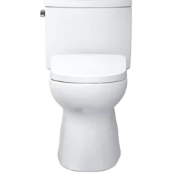 TOTO WASHLET+ Vespin II Two-Piece Elongated 1.28 GPF Toilet and WASHLET+ S7A Contemporary Bidet Seat, Cotton White, Vitreous China|Plastic, MW4744736CEFG#01