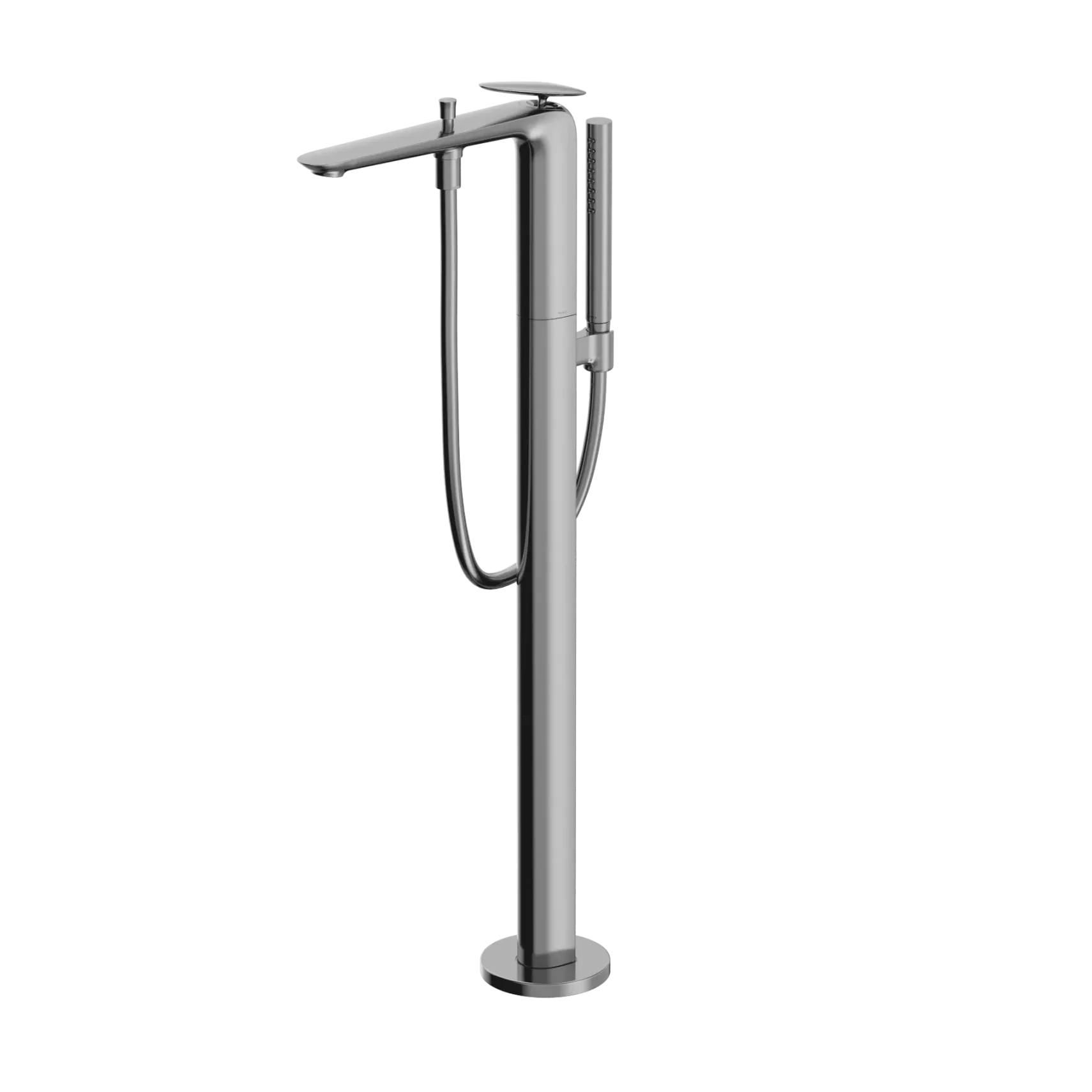 TOTO ZA Single-Handle Free Standing Tub Filler with Handshower, Polished Chrome, Brass, TBP03301U#CP