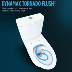 TOTOWASHLET+ Aquia IV Two-Piece Elongated Dual Flush 1.28 and 0.9 GPF Toilet and WASHLET C5 Bidet Seat, Cotton White, Vitreous China|Plastic, MW4463084CEMGN#01