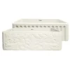 Whitehaus 30" Fireclay Farmhouse Sink, Single Bowl, Biscuit, WHFLGO3018