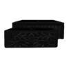 Whitehaus 30" Fireclay Farmhouse Sink, Single Bowl, Black, WHFLGO3018