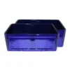 Whitehaus 30" Fireclay Single Bowl, Farmhouse Apron Sink, Reversible, Blue, WHFLCON3018
