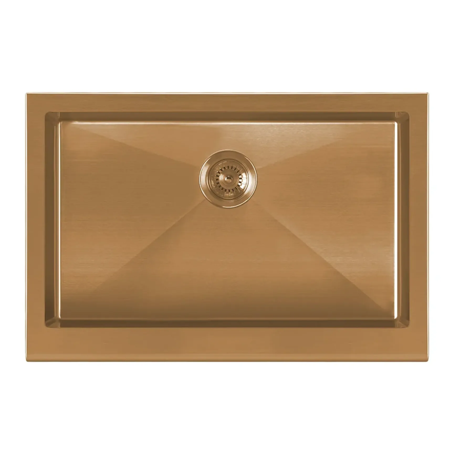 Whitehaus 30" Stainless Steel Farmhouse Apron Sink Kit, Copper, WHNPL3020-CO